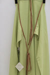 BASERANGE Lago dress DRLI-WS-SP24 green and yellow (DRLI-WS-000)